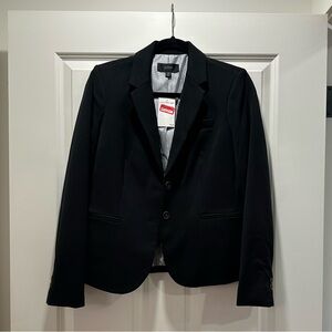 NWT J. Crew Schoolboy Notch Lapel Blazer in Black, Size Small